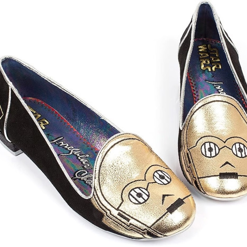 Irregular Choice C-3PO Star Wars flats new in box size 11